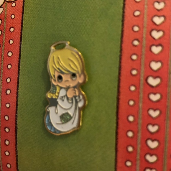 Vintage Precious Moments Pin Angel 1995 Surry Collectibles Ornament Card - Picture 4 of 11